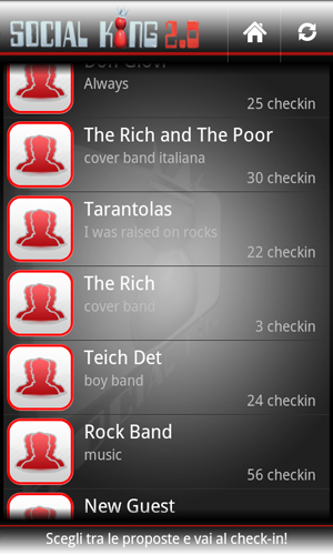 L'app ChecKinG