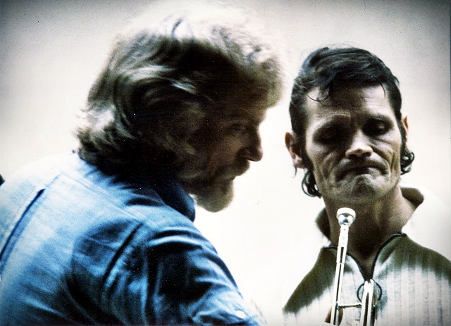 Gerry Mulligan e Chet Baker nel 1974